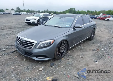 2017 Mercedes-Benz S 550 4Matic из США, поврежденный, VIN WDDUG8FB6HA335666
